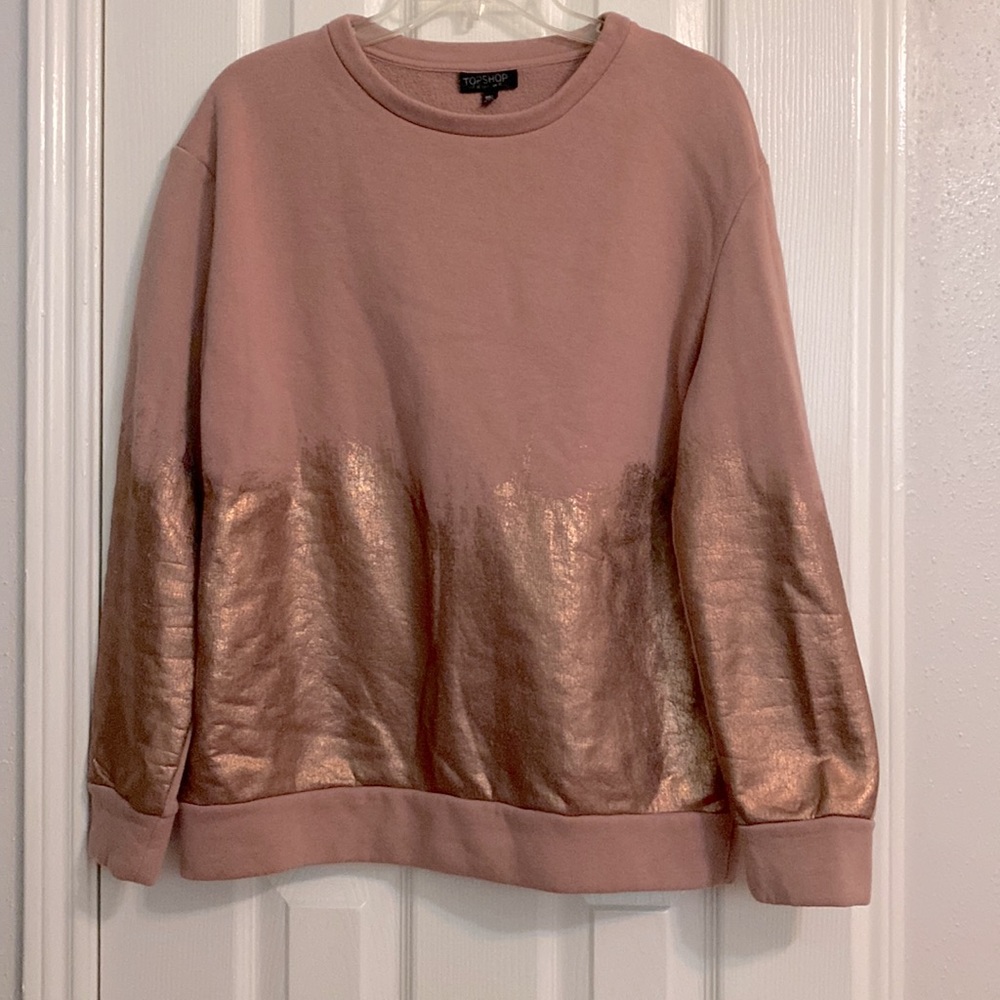 Topshop mauve colored sweater